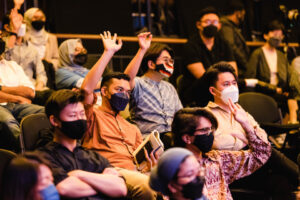 Participants taking part in Q&A Session